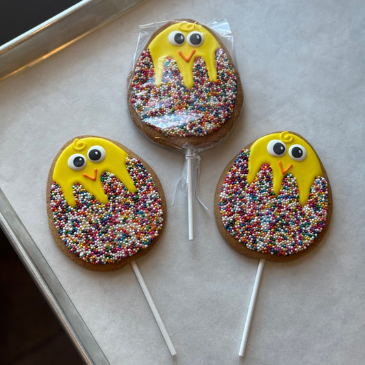 Chick Cookie-on-a-Stick