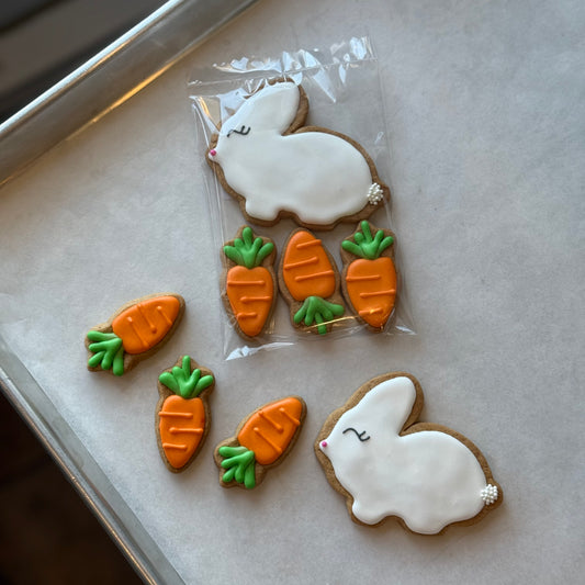 Bunny & Carrots (4pcs)